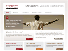 Tablet Screenshot of choiceslifecoaching.co.uk